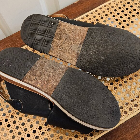 P. Monjo women's black sandal - Picture 4 of 6